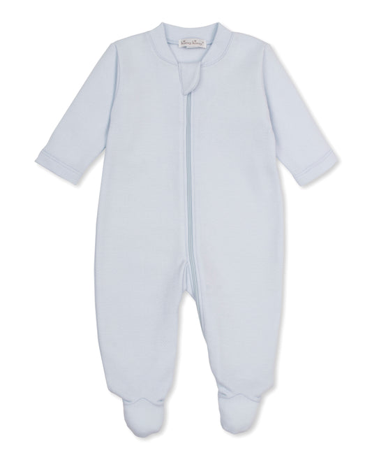 Zippered Jacquard Footie