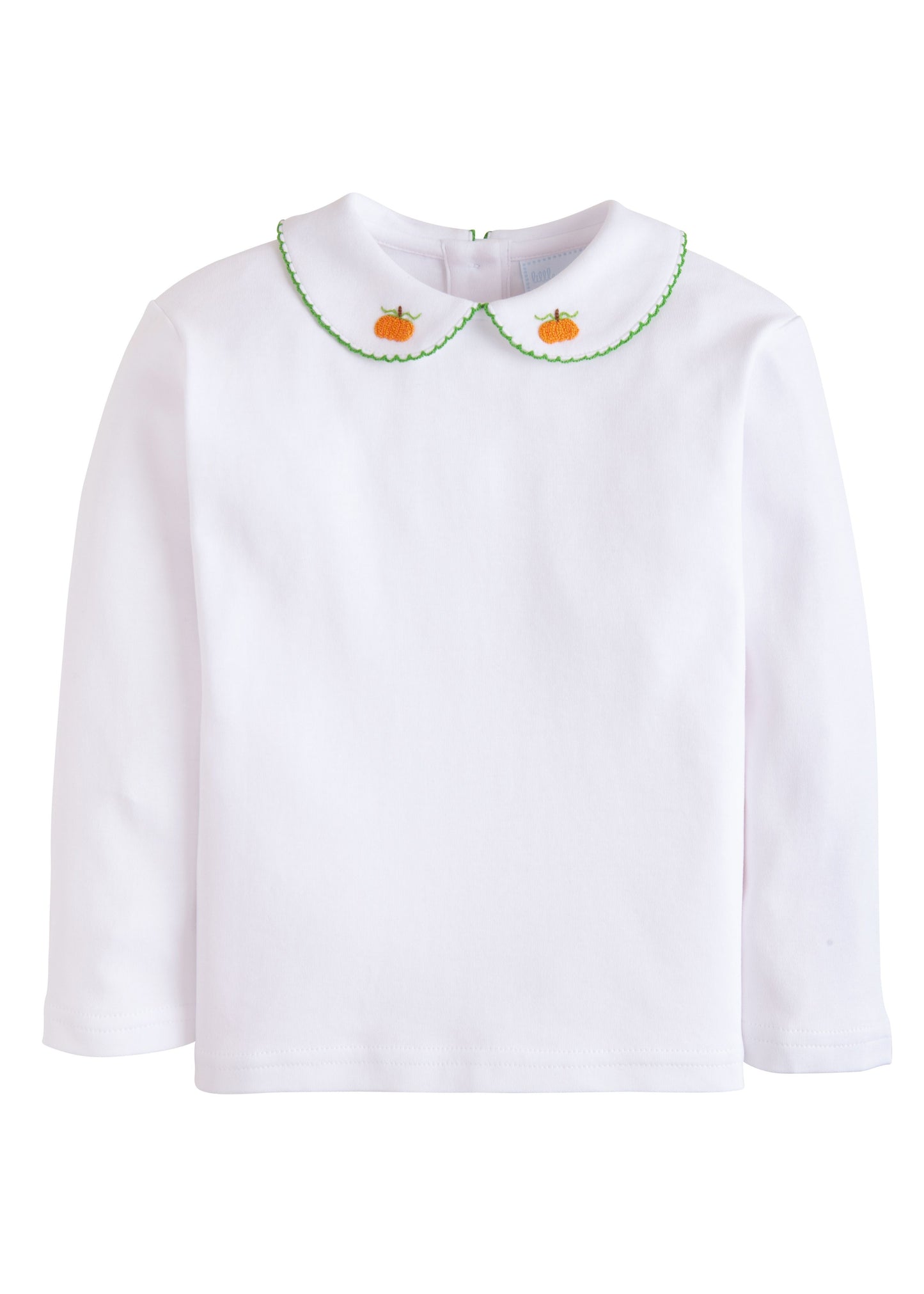 Long Sleeve Pinpoint Shirt, Pumpkin