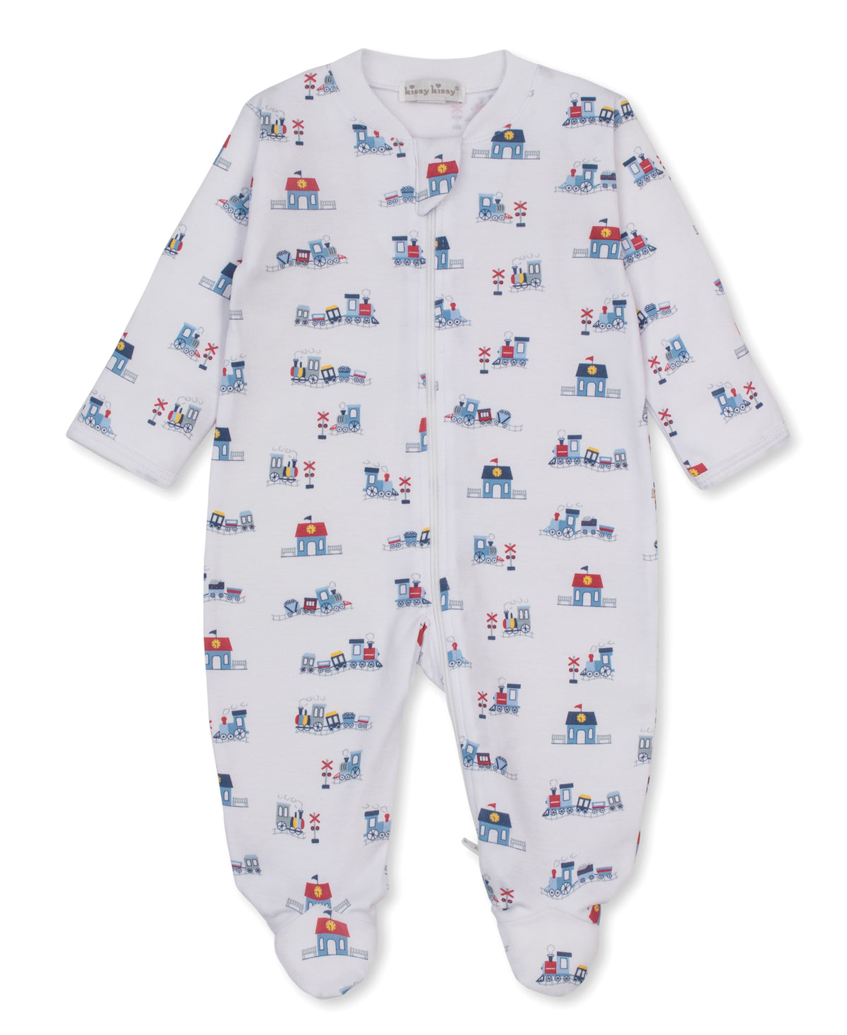 Zippered Footie, Toot Toot