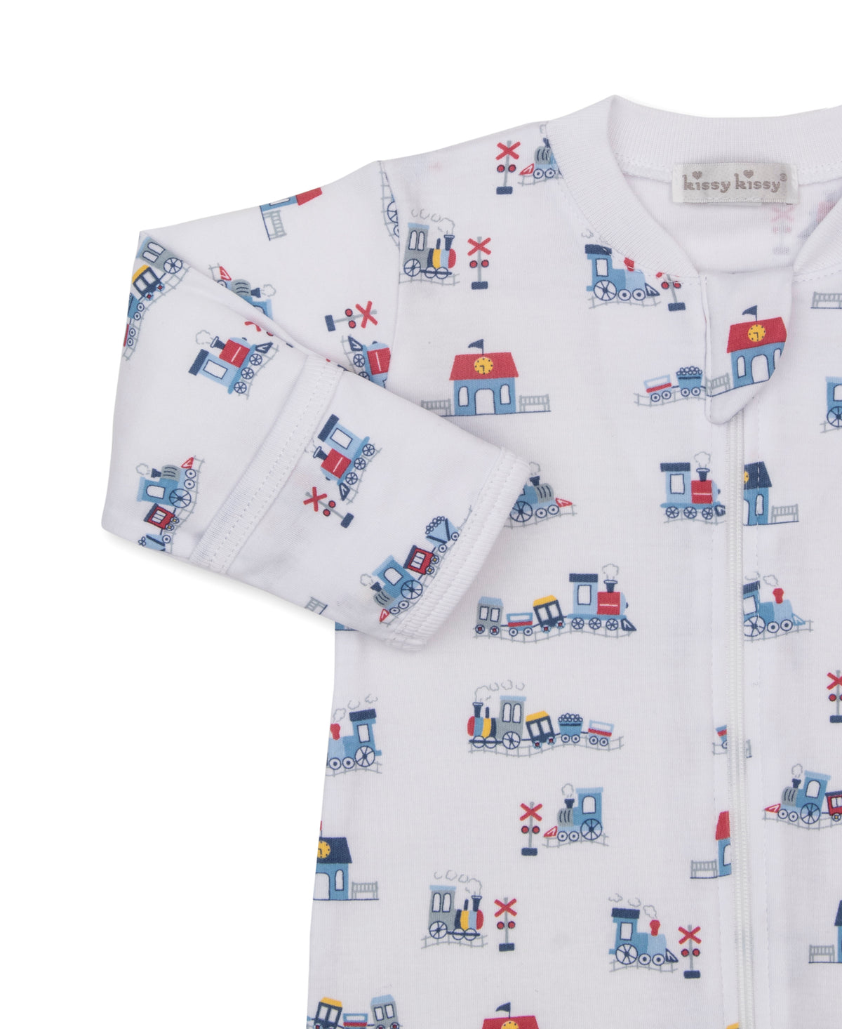 Zippered Footie, Toot Toot