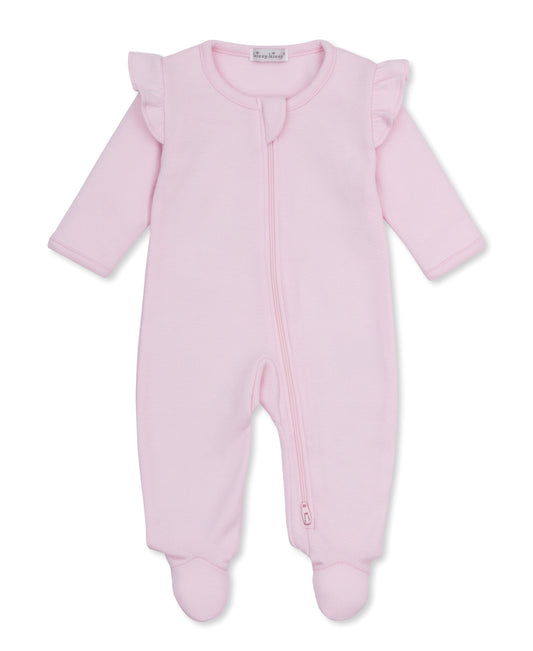 Zippered Jacquard Footie