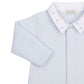 Collared Jacquard Footie, Baby Blessings