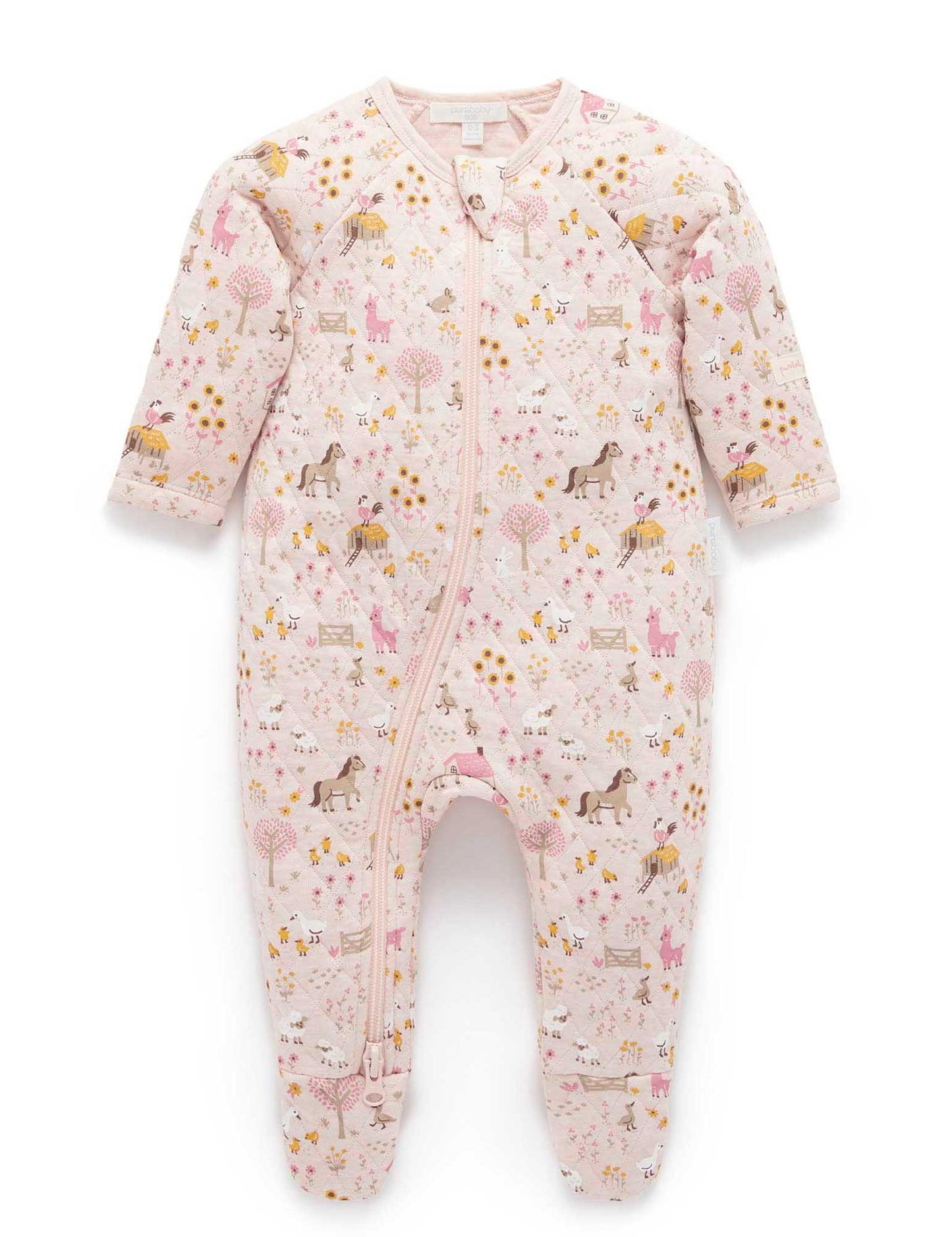 Quilted Farm Footie