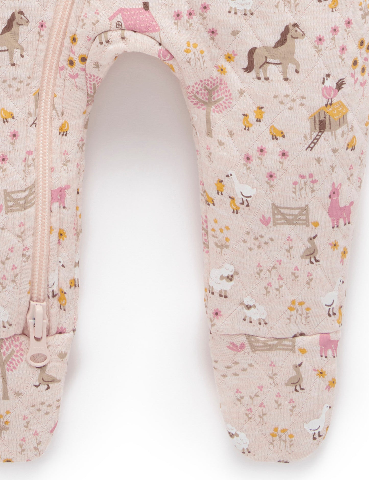Quilted Farm Footie
