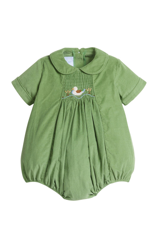 Chest Smocked Bubble - Mallard
