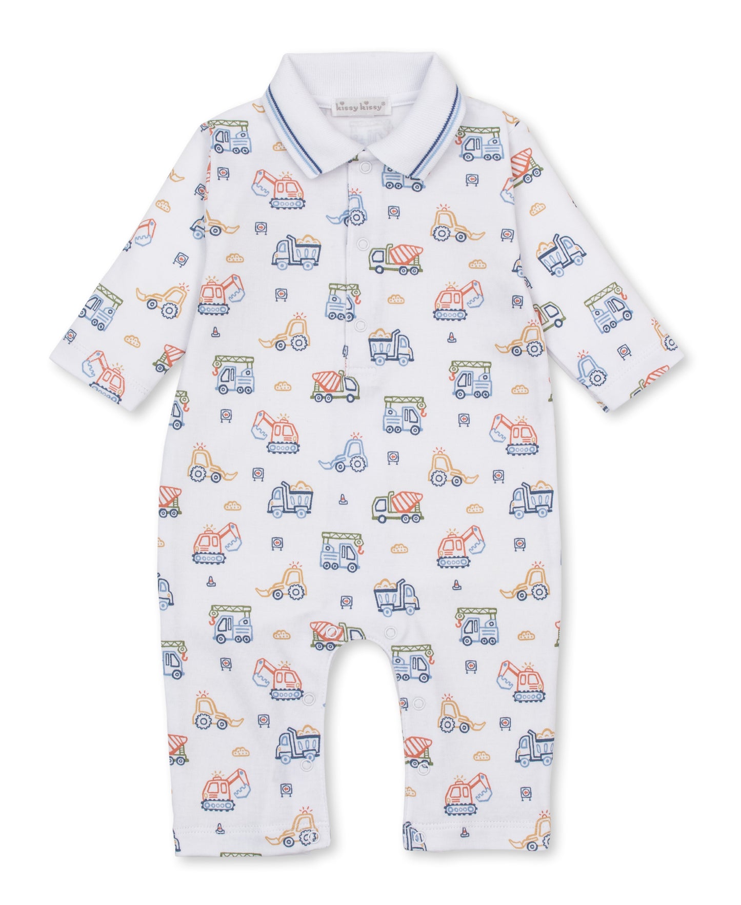 Long Sleeve Printed Playsuit, Construction Demo