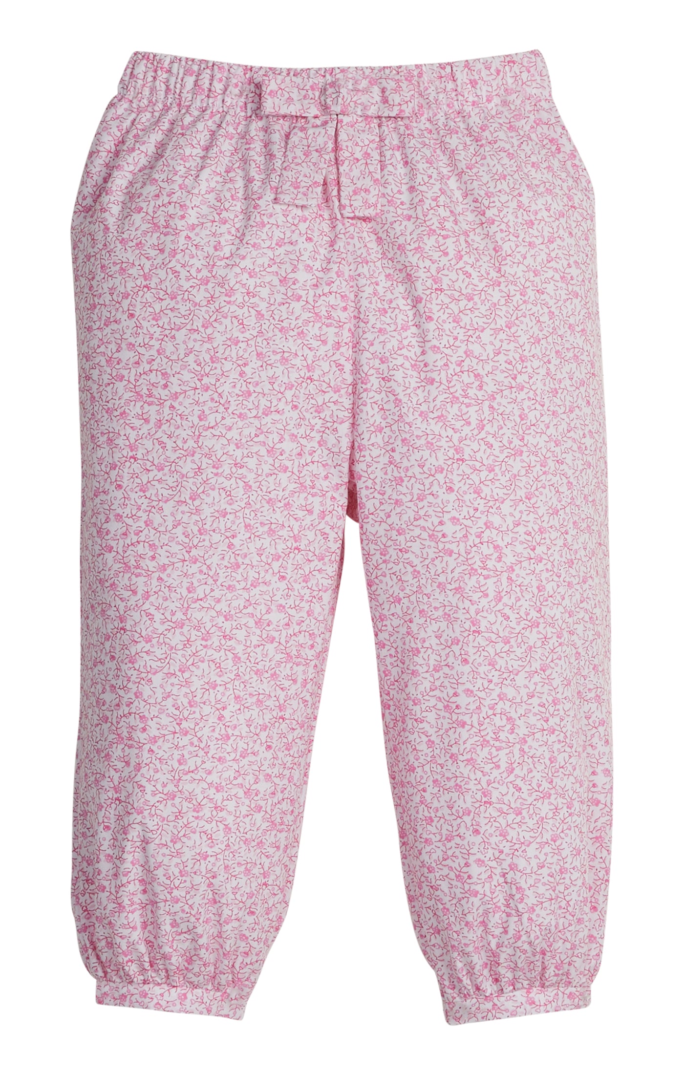 Banded Bow Pant, Pink Vinings