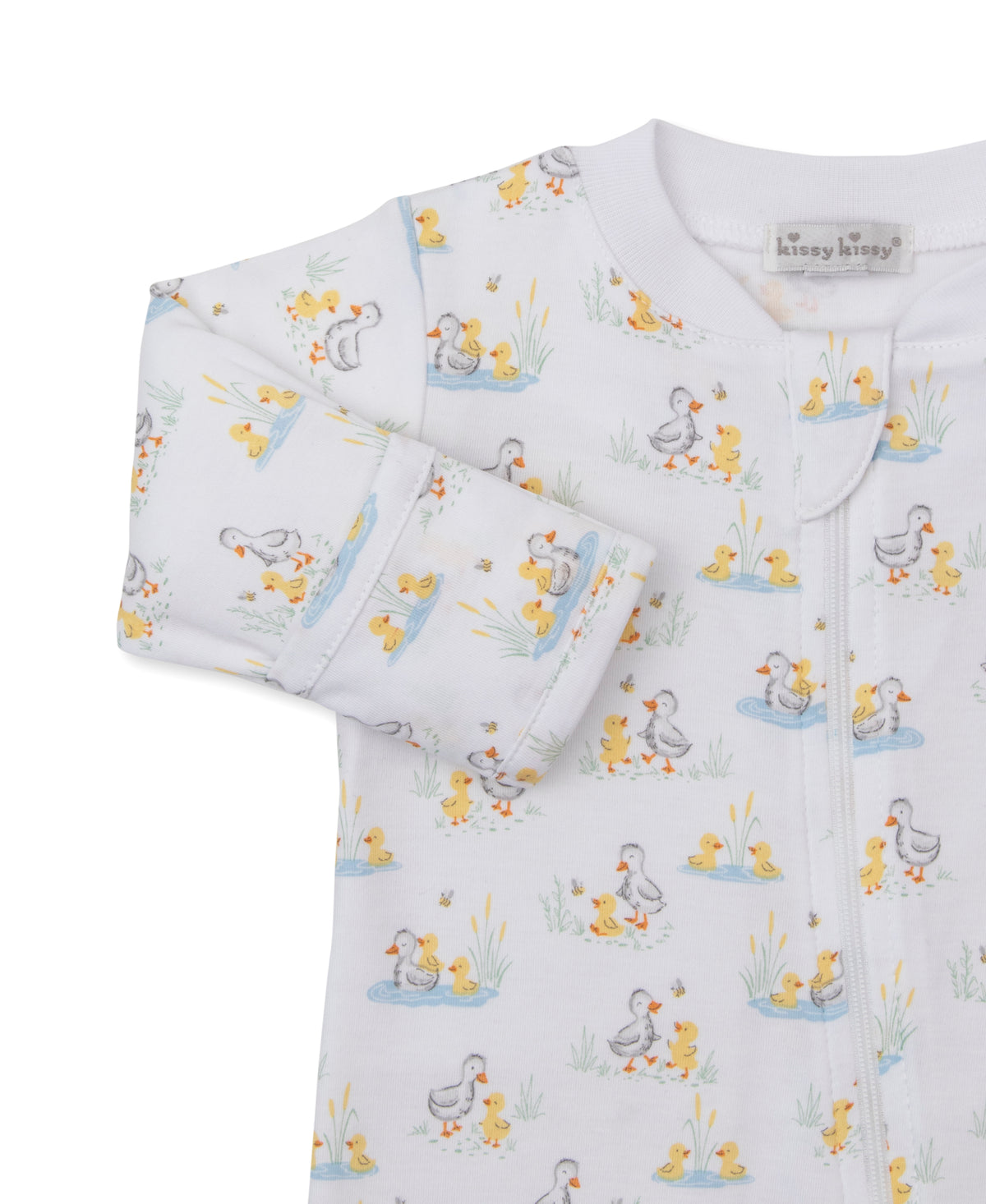 Zippered Footie, Duck Pond Puddles
