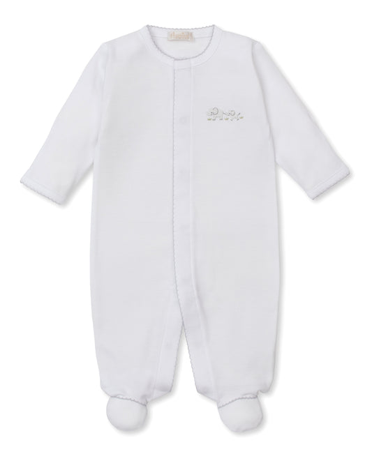 Premier Footie with Hand Embroidery, Elephant Esprit