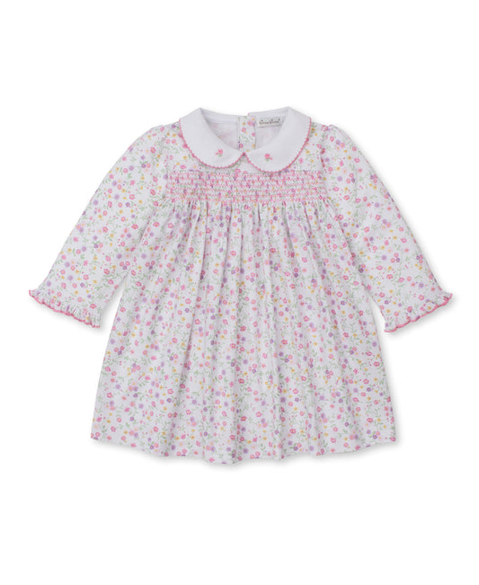 Smocked Dress, Autumn Gardens