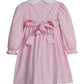 Smocked Natalie Dress, Pink Vinings