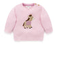 On The Farm Pink Horse Sweater
