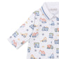Long Sleeve Printed Playsuit, Construction Demo