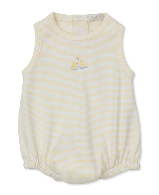 Hand Embroidered Sleeveless Stripe Bubble, Premier Duck Pond Paddles
