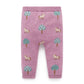 On The Farm Leggings, Lilac Orchard Jacquard