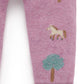 On The Farm Leggings, Lilac Orchard Jacquard