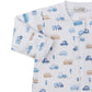 Printed Zippered Footie, Stop & Go Traffic
