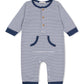 Long Sleeve Striped Playsuit
