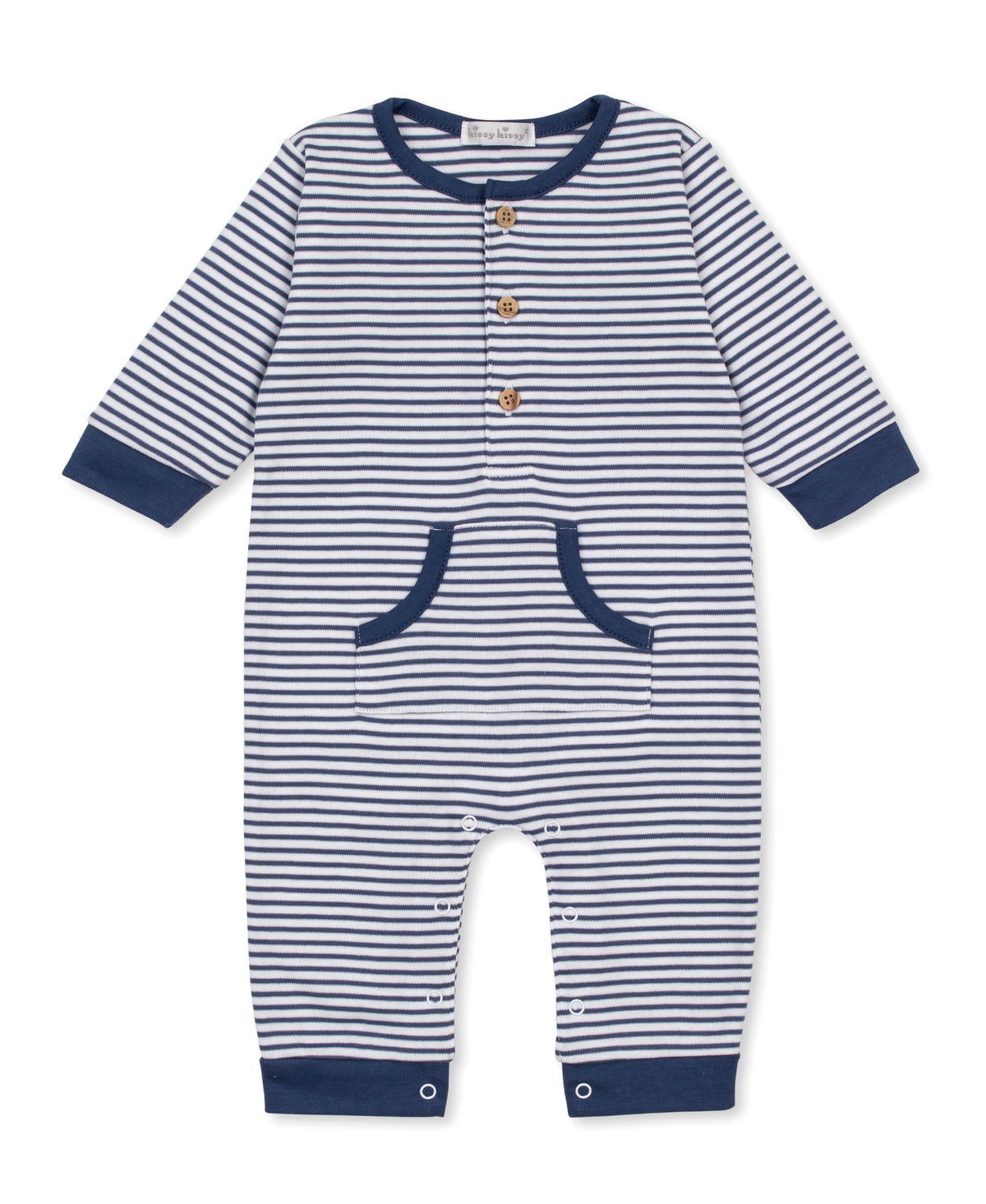 Long Sleeve Striped Playsuit