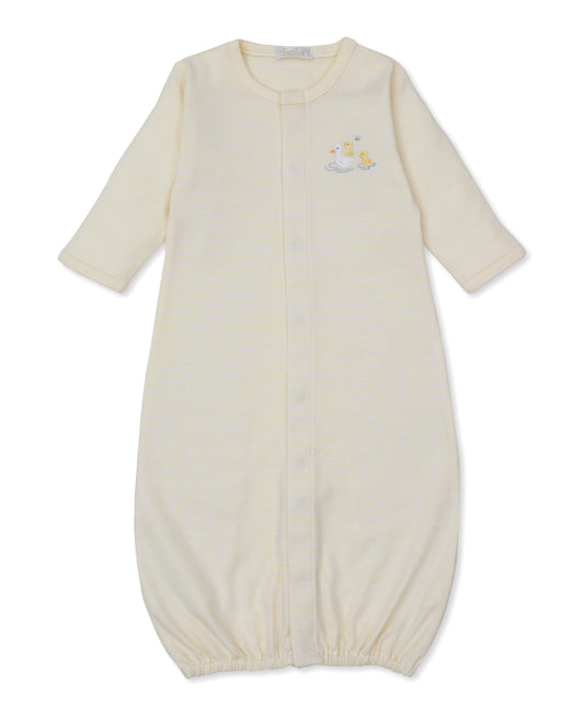 Hand Embroidered Converter Gown, Premier Duck Pond Paddles