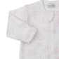 Printed Jacquard Printed Zippered Footie, Cheerful Good Night