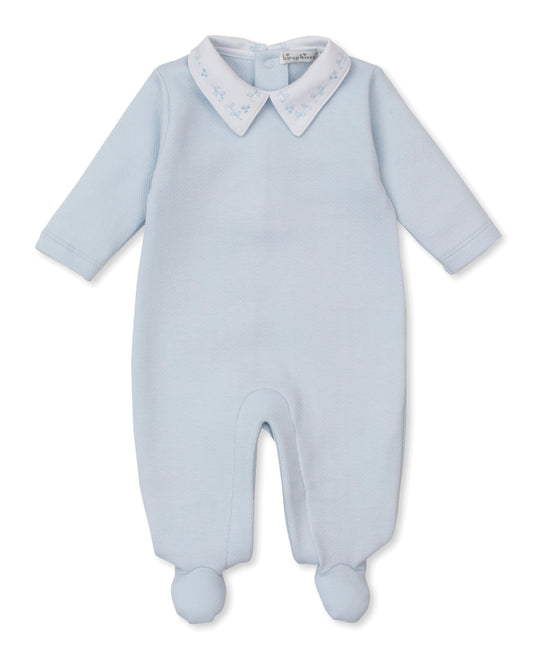 Jacquard Collared  Footie, Sweet Homecoming