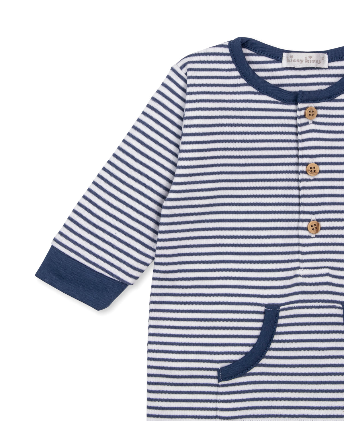 Long Sleeve Striped Playsuit
