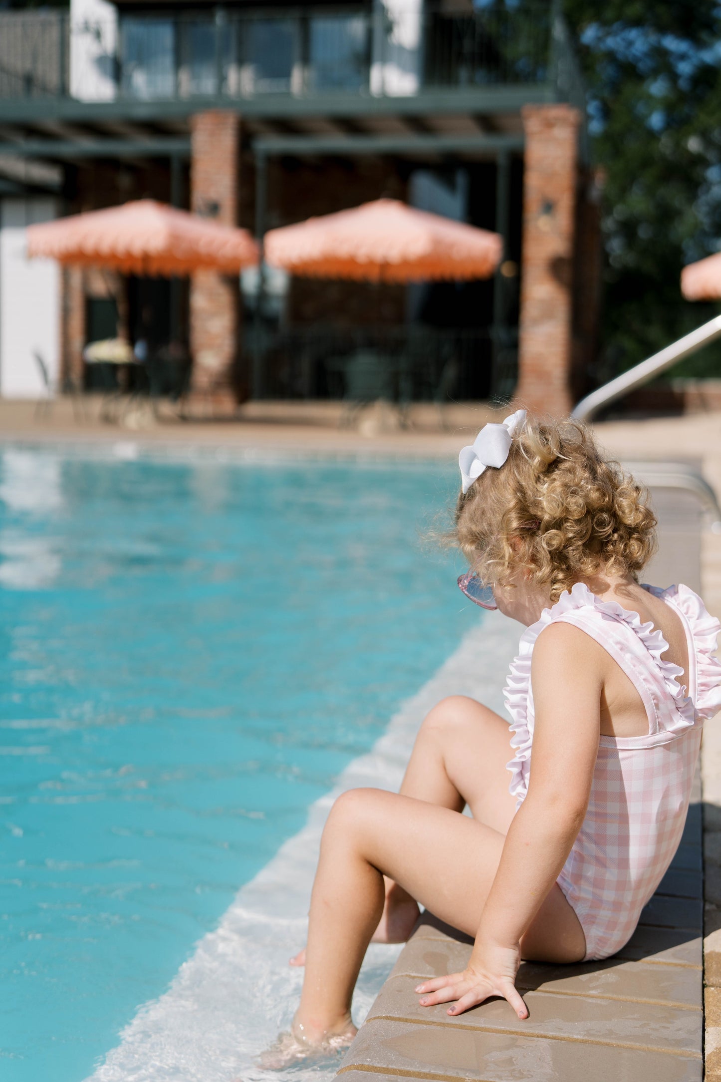 Molly Swimsuit, Buffalo Pink Check