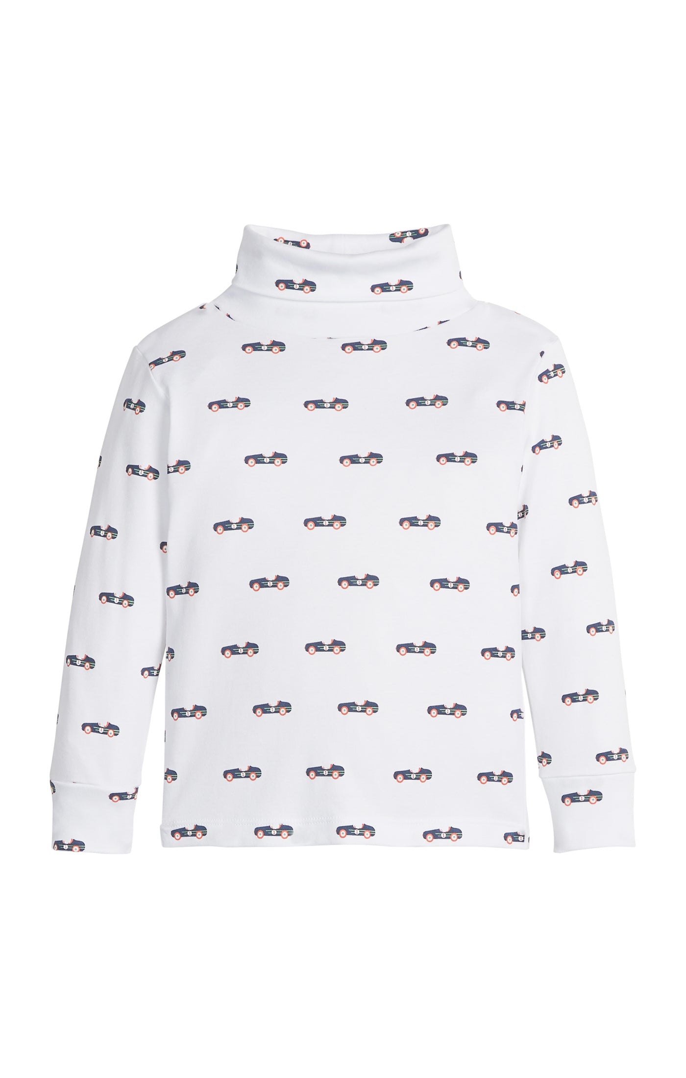 Printed Turtleneck - Vintage Race Car