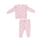 Bows French Terry Ruffle Sweatshirt + Joggers