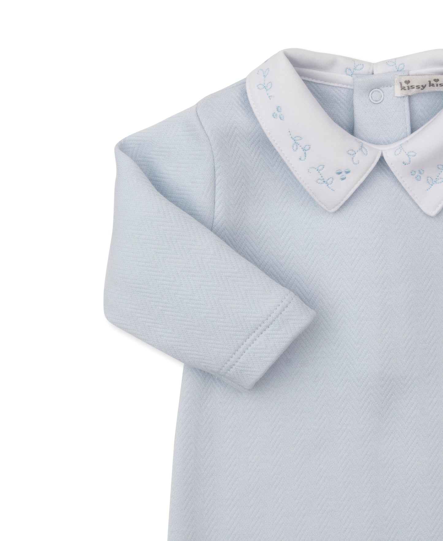 Jacquard Collared  Footie, Sweet Homecoming
