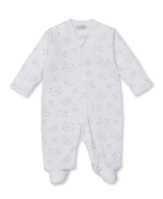 Printed Zippered Footie, Cheerful Good Night