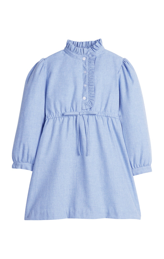 Ruffled Shirt Dress - Alaskan Flannel