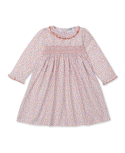 Smocked Dress, Patchwork Pumpkin Flora