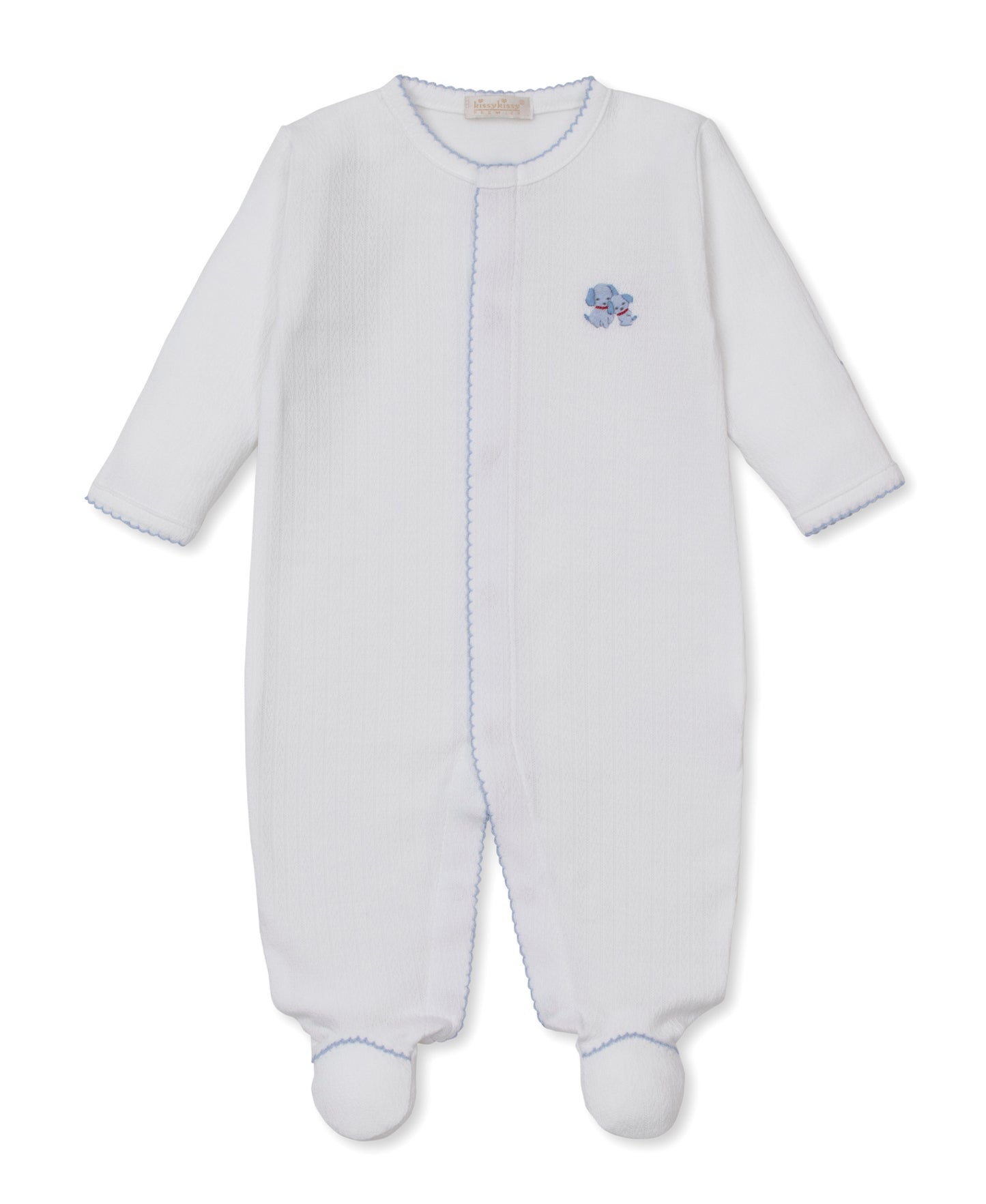 Hand Embroidered Footie, Premier Puppy Family
