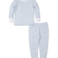 Striped Two Piece Pajama Set
