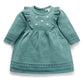 Primrose Aqua Green Embroidered Knitted Dress