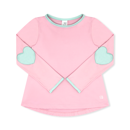 Kylie T Long Sleeve - Cotton Candy Pink, Cool Mint, Mint For Fun