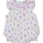 Printed Sleeveless Bubble, Summer Wildflowers