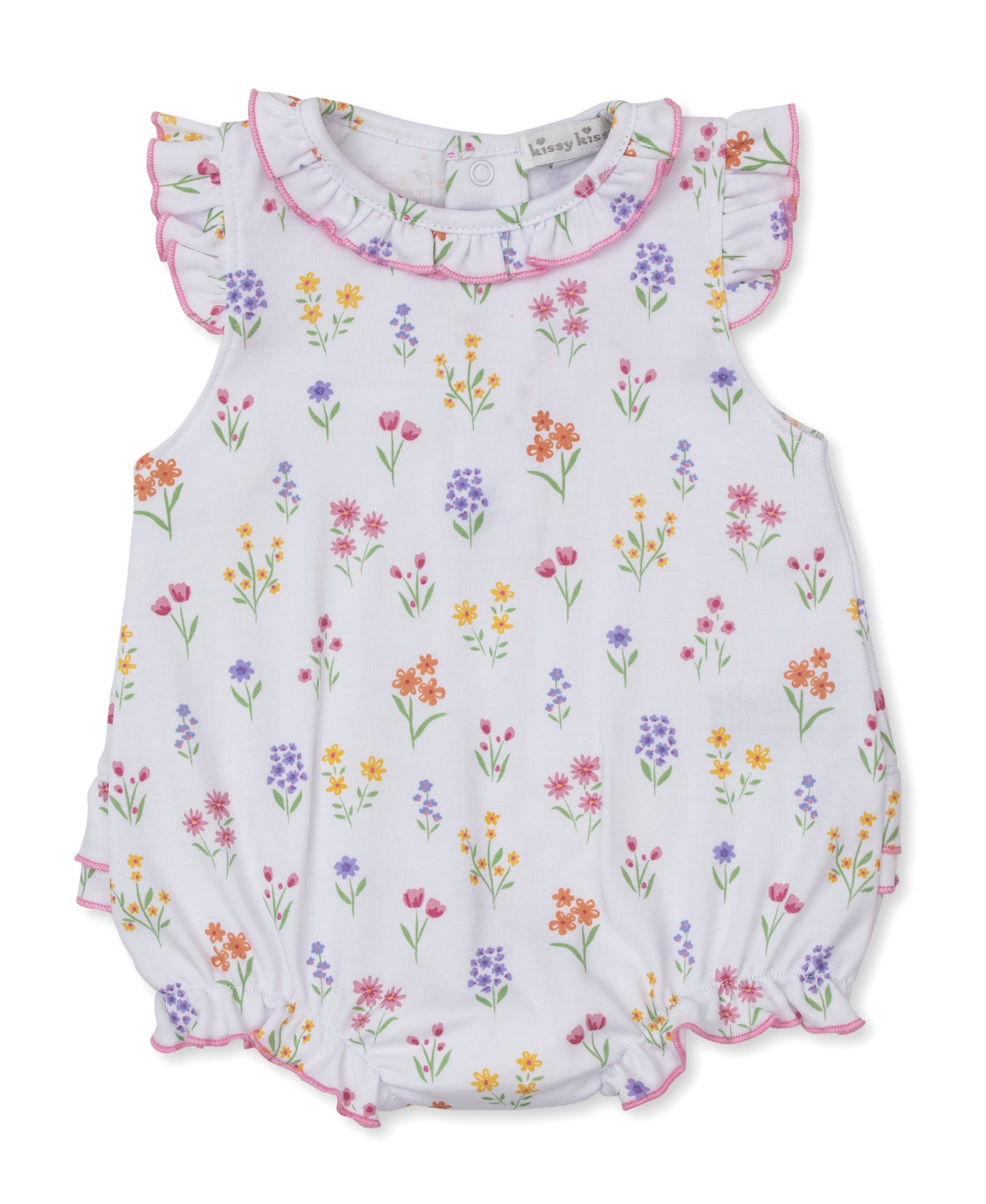 Printed Sleeveless Bubble, Summer Wildflowers