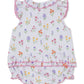 Printed Sleeveless Bubble, Summer Wildflowers