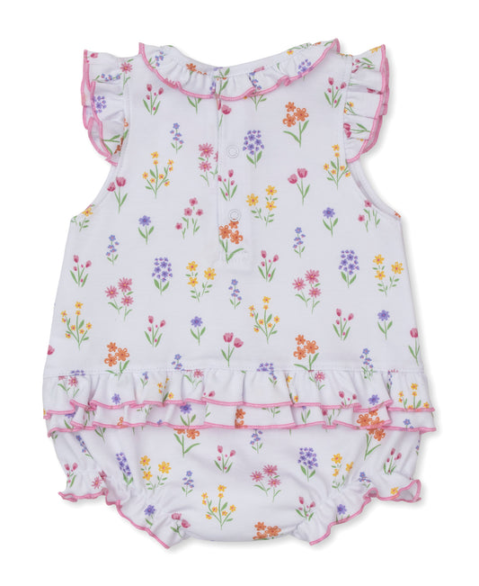 Printed Sleeveless Bubble, Summer Wildflowers