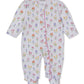 Printed Zippered Footie, Summer Wildflowers