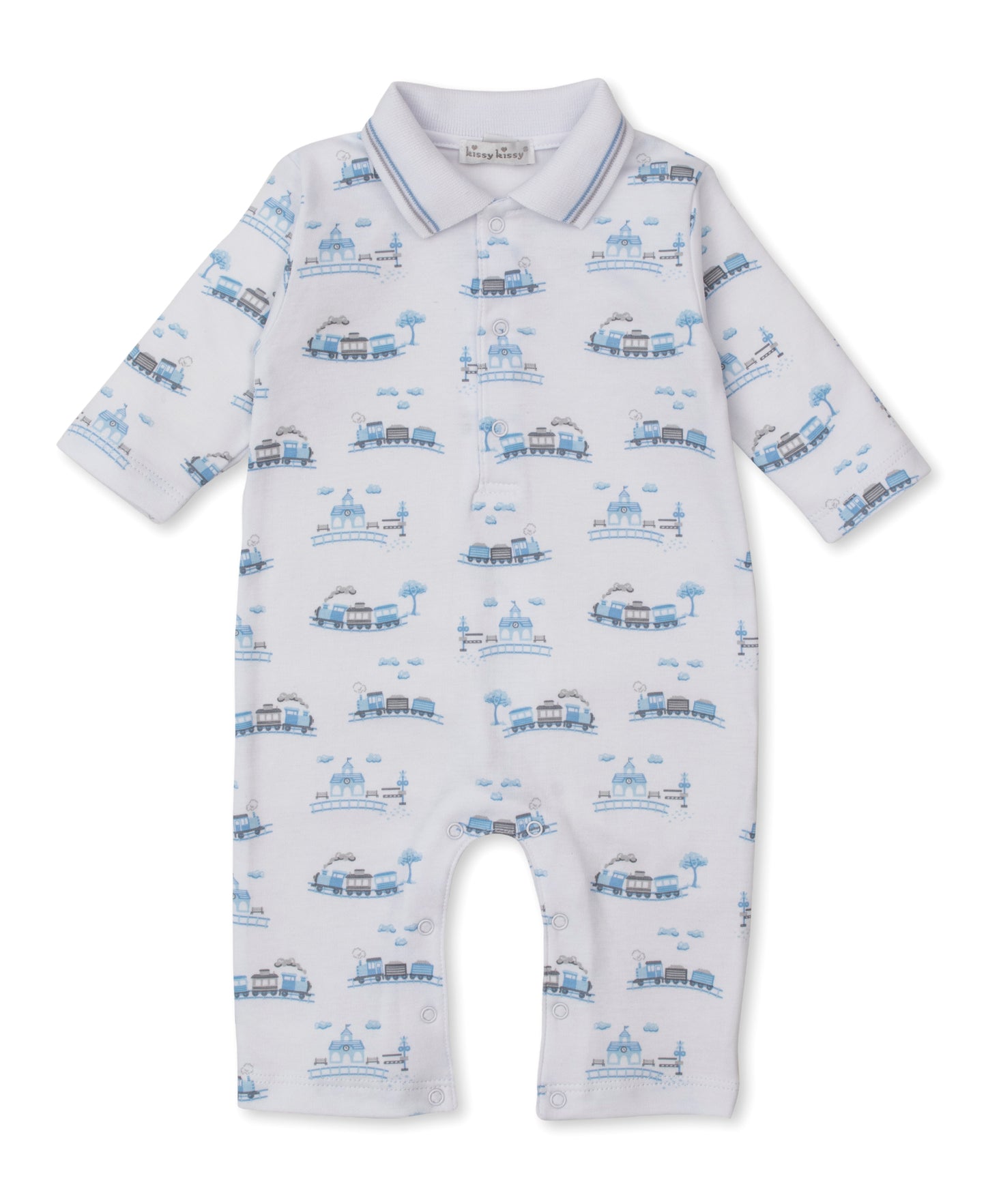 Printed Playsuit, Roundabout Railroad