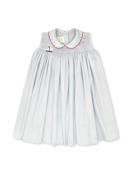 Ella Dress, Brentwood Blue