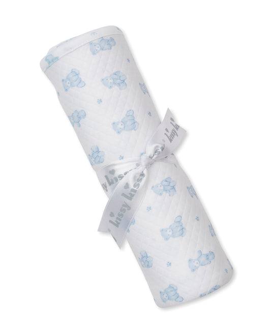 Printed Jacquard  Blanket, Teddy Bear Time