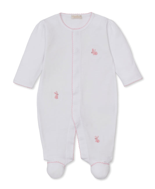 Premier Embroidered Footie, Springtime Bunny Fun