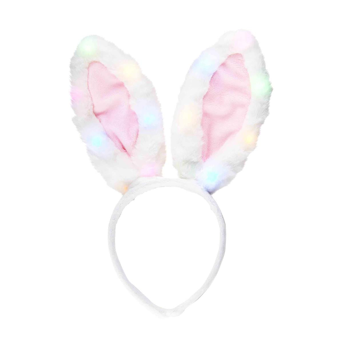 Pink Light Up Bunny Headband