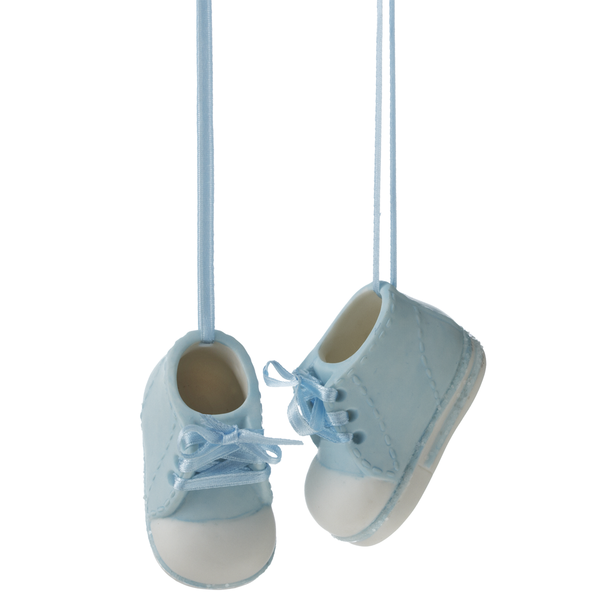 Ornament, Blue Baby Booties