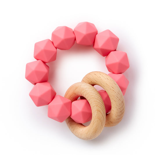 Abby Wood Silicone Rattle